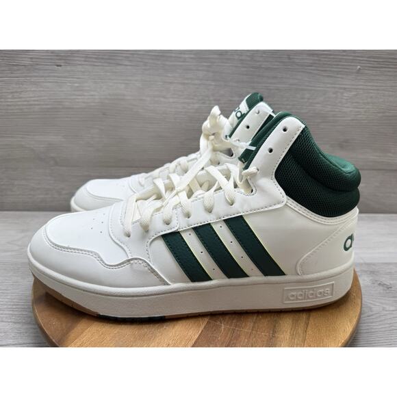 Adidas Hoops 3.0 Mid Men\'s Athletic Shoe White Sneakers Trainers Size 10.5 main image 4